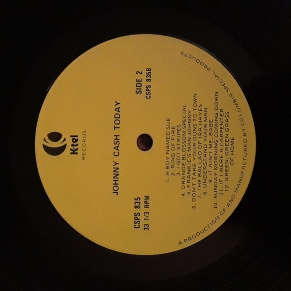 Johnny Cash. Today 24 Greatest Hits (PLUS 2x Photos Enclosed). 1974 - Picture 5 of 5